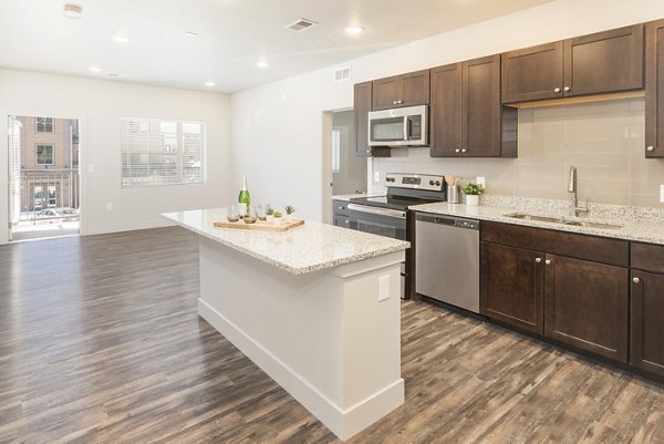 kitchen at Marq at Monument Ridge Apartments