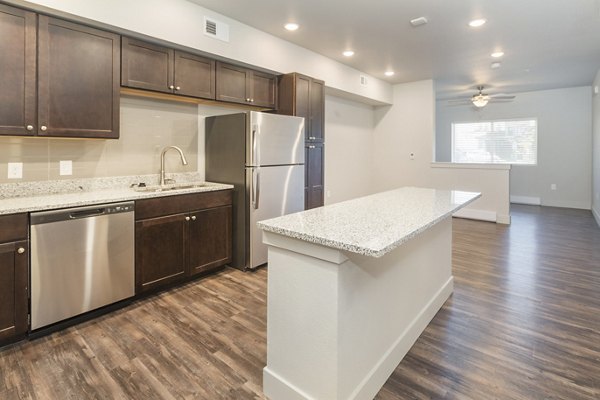 kitchen at Marq at Monument Ridge Apartments