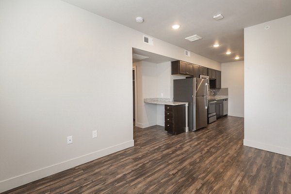 living room at Marq at Monument Ridge Apartments