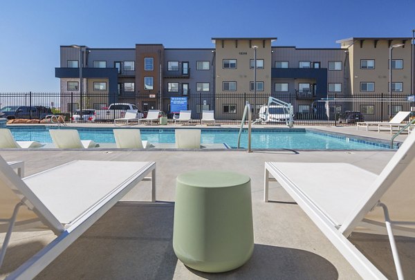 patio at Marq at Monument Ridge Apartments