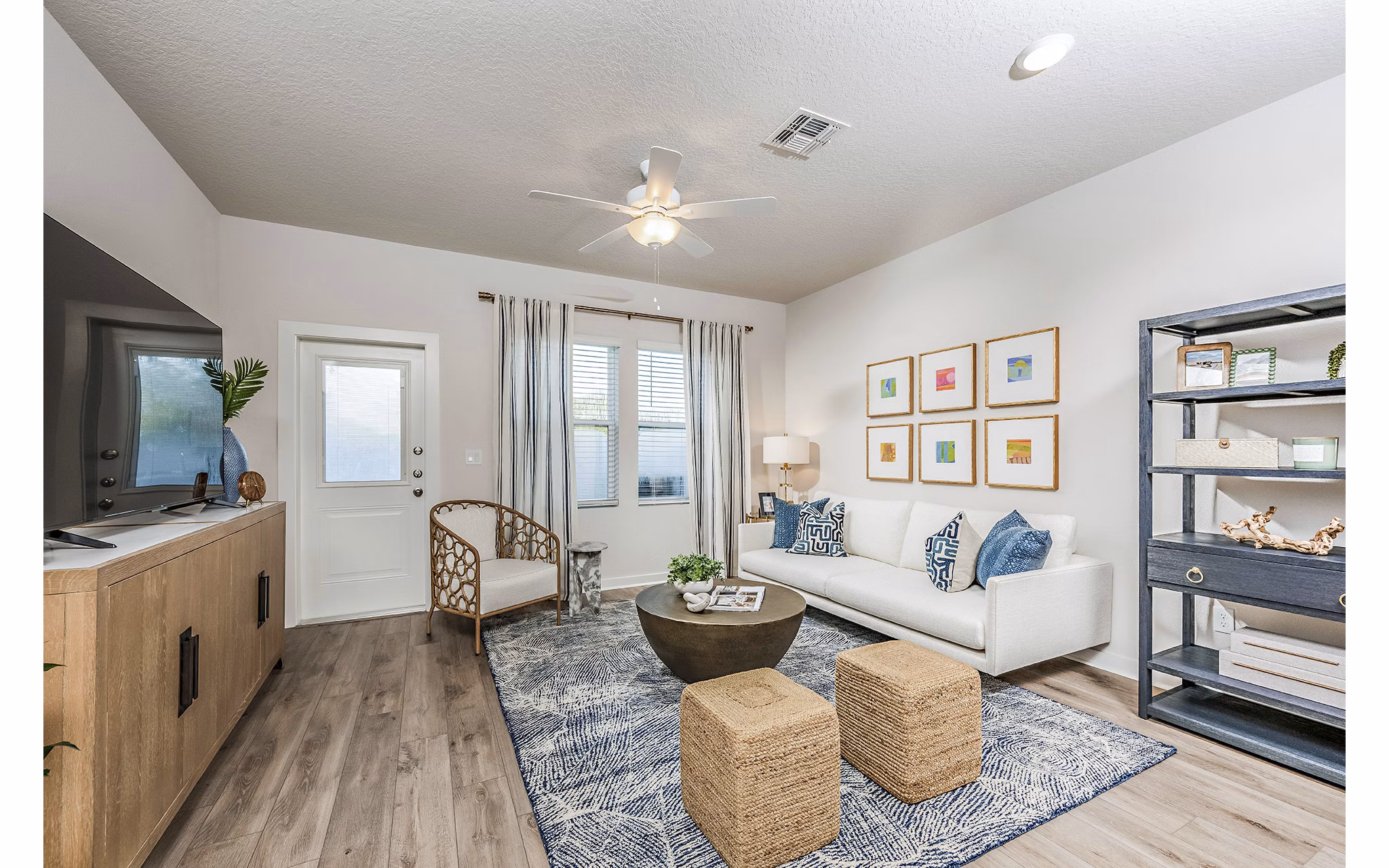 living room at SkyMor Wesley Chapel Apartment Homes