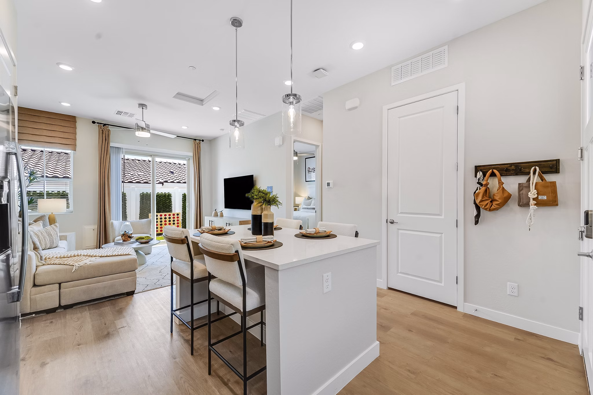 dining room at Yardly at Verrado Apartments