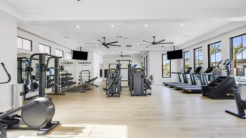 fitness center at Yardly at Verrado Apartments