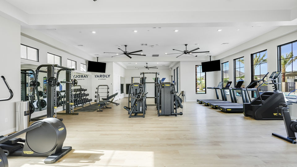 fitness center at Yardly at Verrado Apartments
