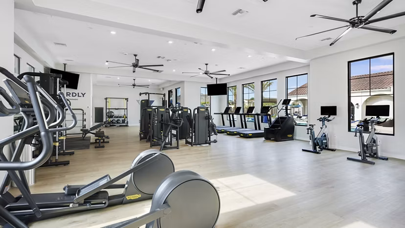 fitness center at Yardly at Verrado Apartments