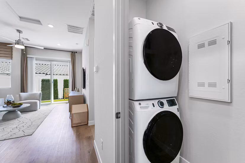 laundry room at Yardly at Verrado Apartments