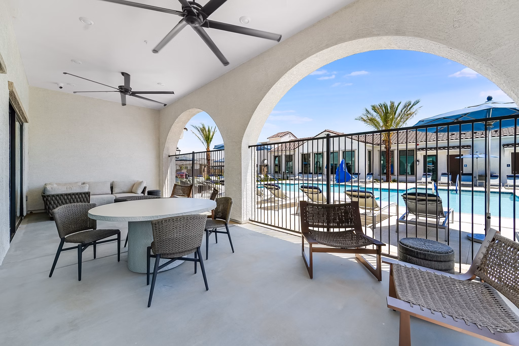 patio at Yardly at Verrado Apartments
