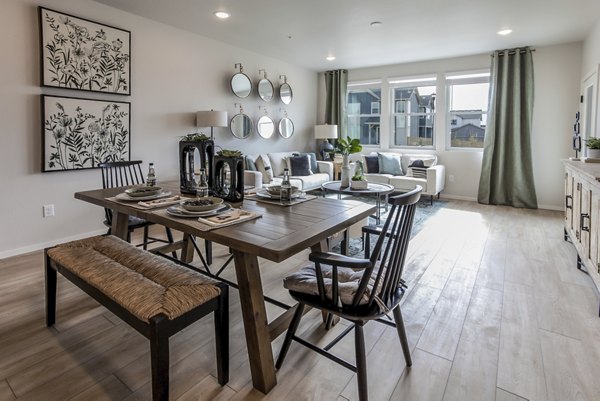 dining room at Bloom Rental Living Apartments 
