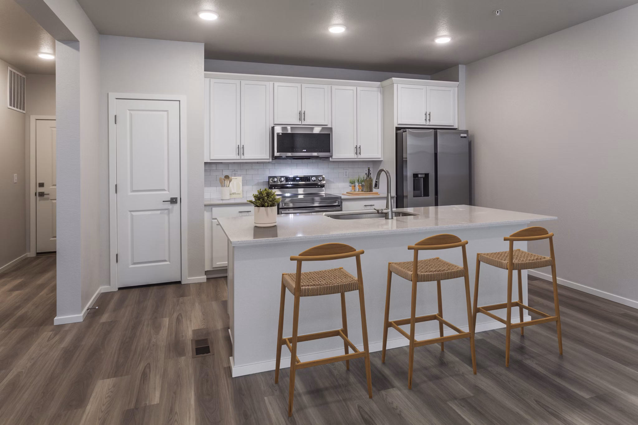 kitchen at Bloom Rental Living Apartments 