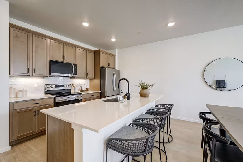 kitchen at Bloom Rental Living Apartments 