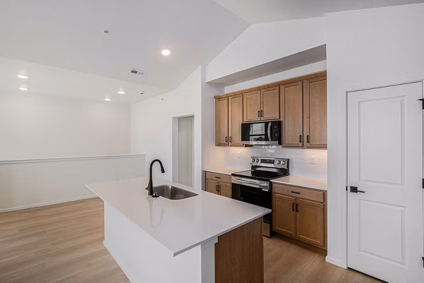 kitchen at Bloom Rental Living Apartments