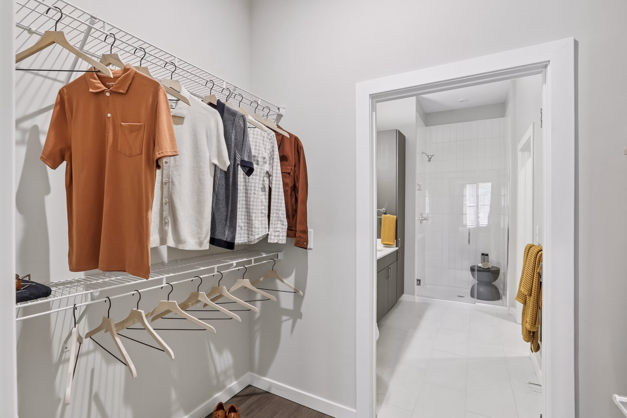 bedroom closet at Alta New Carrollton Apartments
