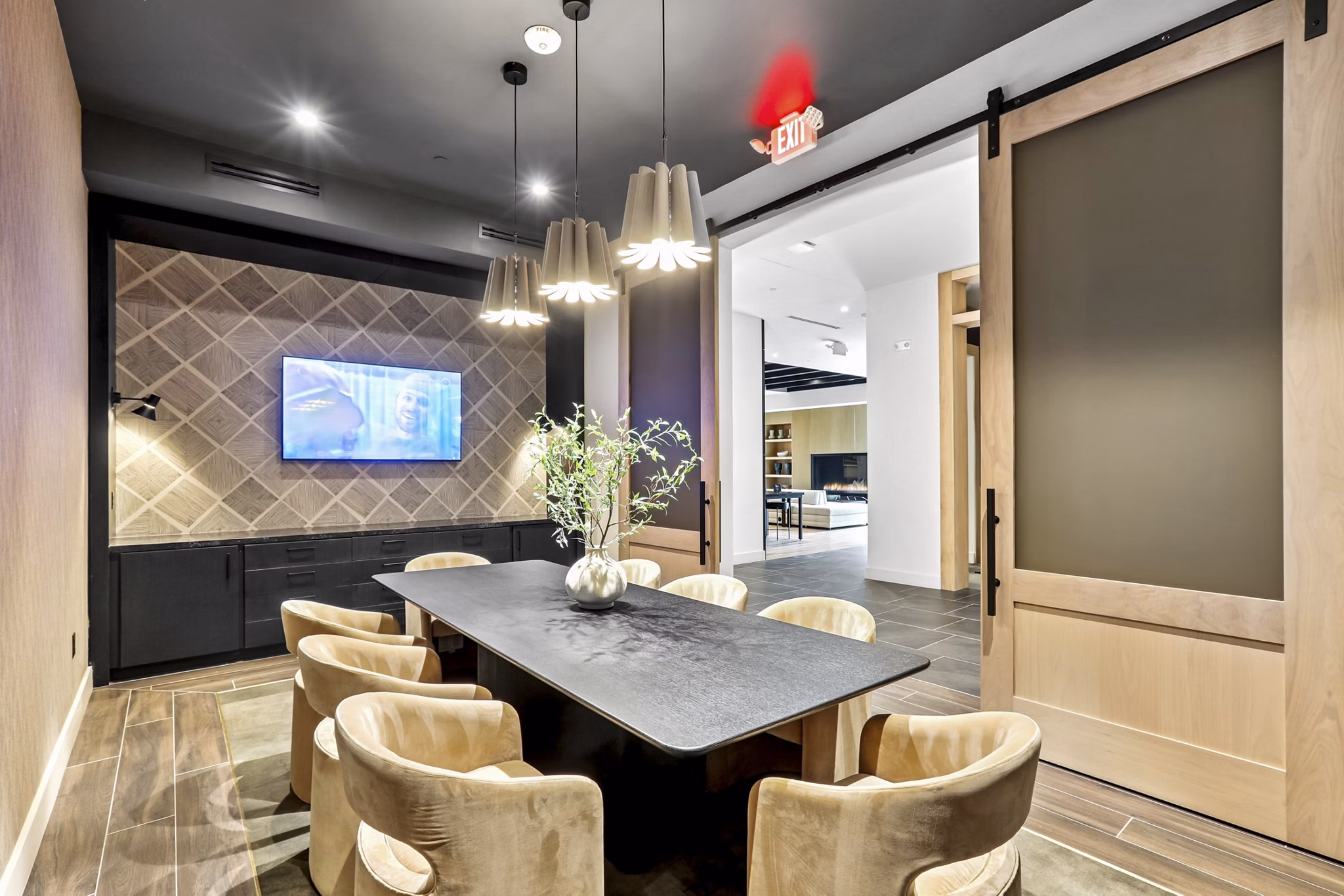clubhouse meeting facility at Alta New Carrollton Apartments