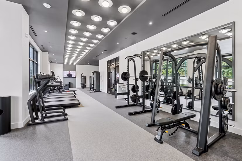 fitness center at Alta New Carrollton Apartments