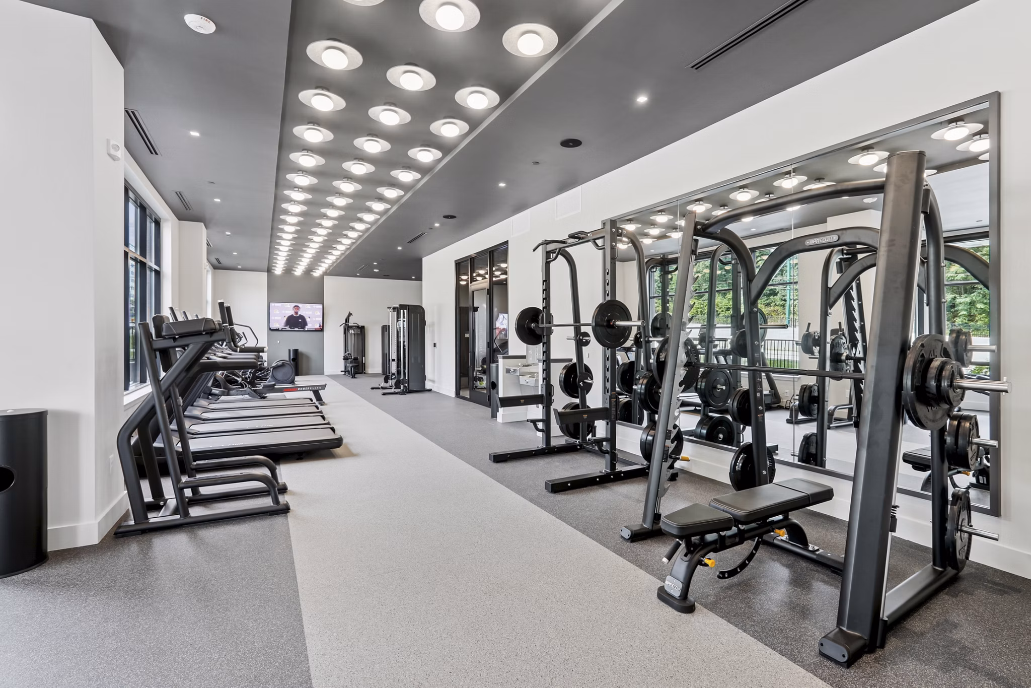 fitness center at Alta New Carrollton Apartments