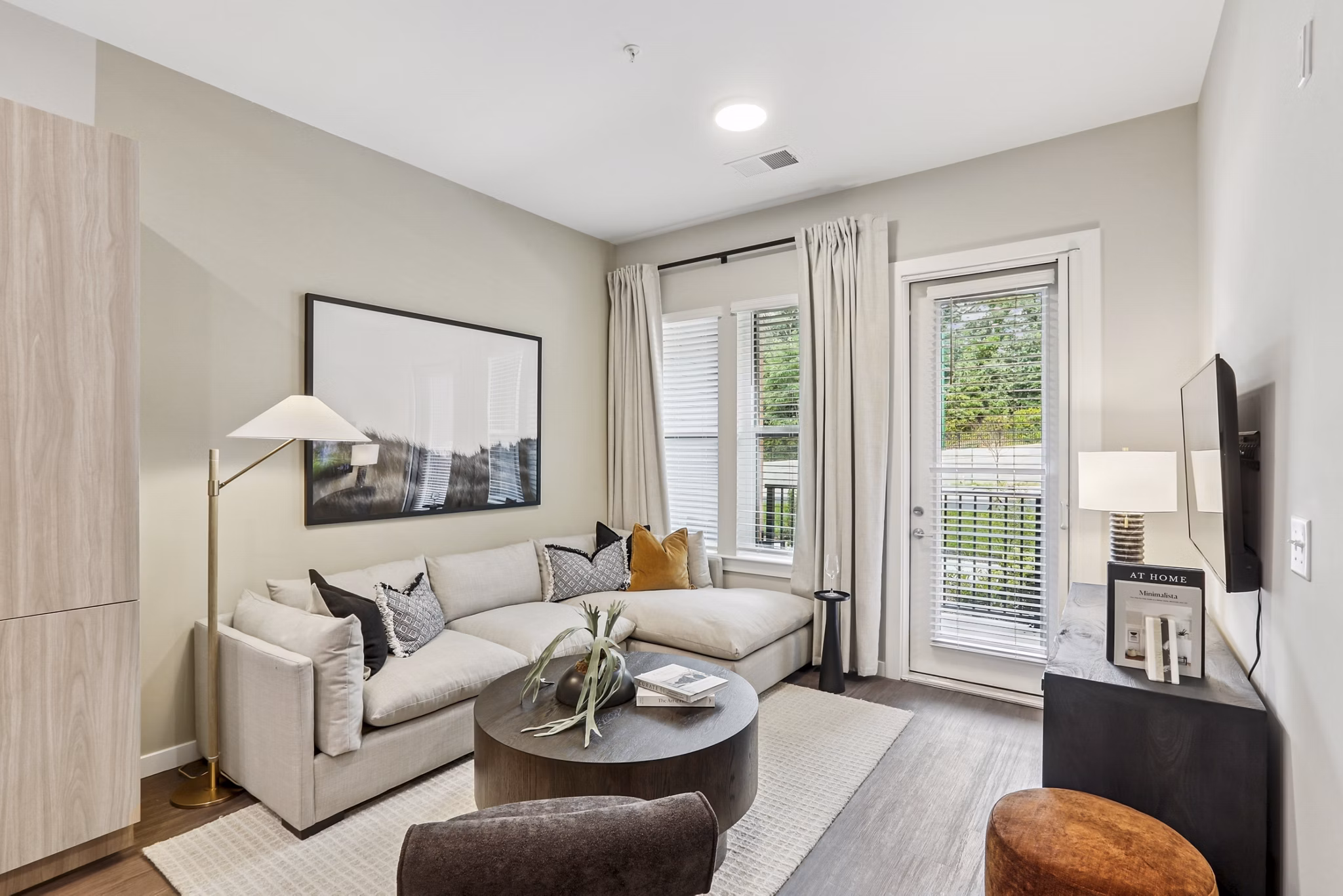 living room at Alta New Carrollton Apartments