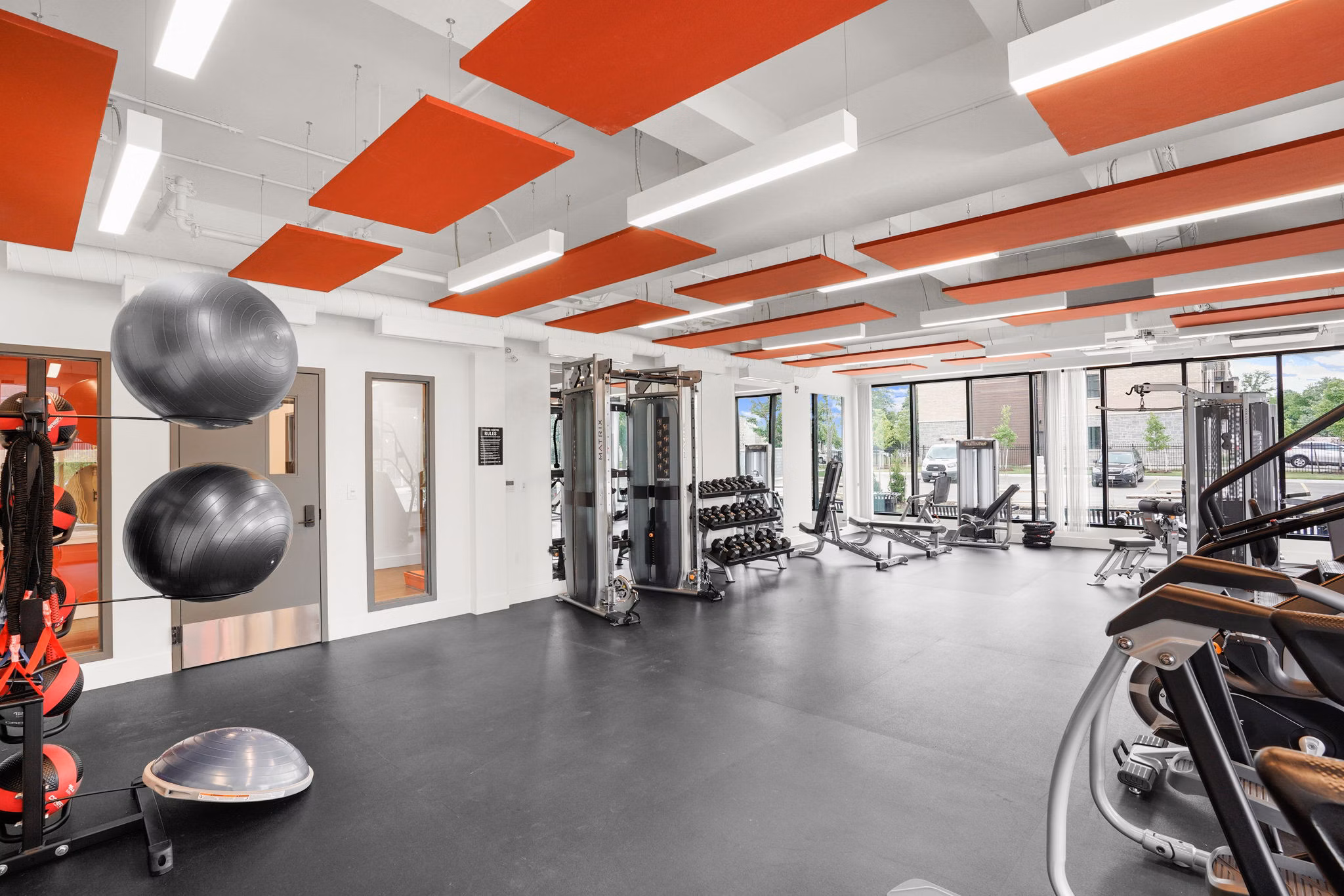 fitness center at FUZE Lucan Apartments