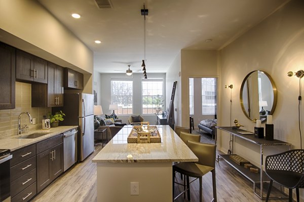 kitchen at Canvas Lofts Apartments