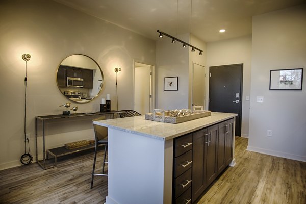 living room at Canvas Lofts Apartments