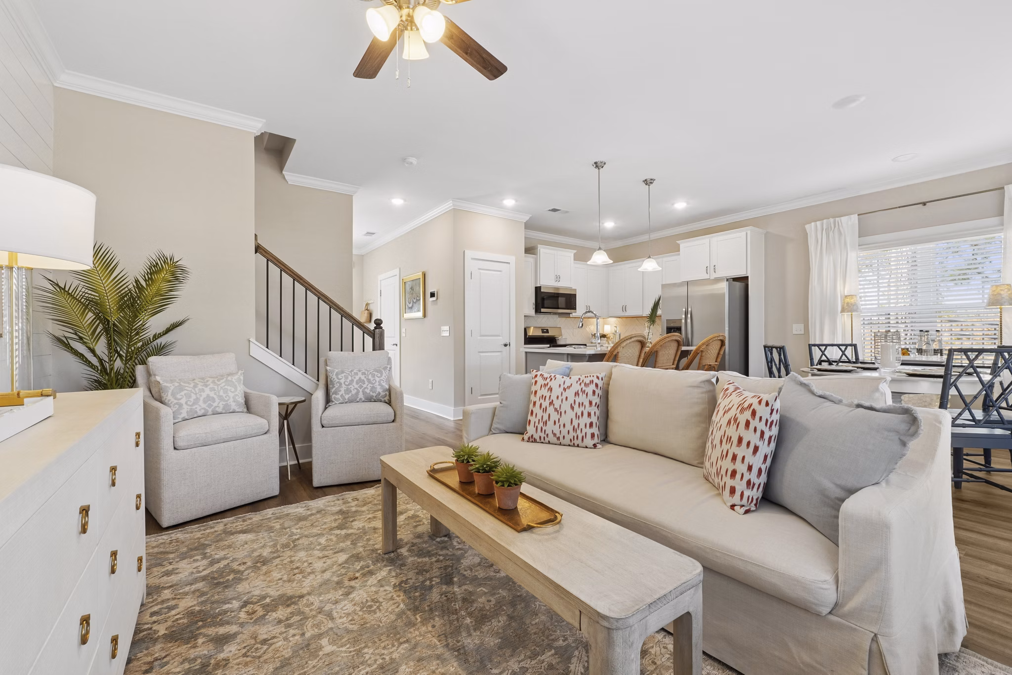 living room at Indigo Cove Apartments 