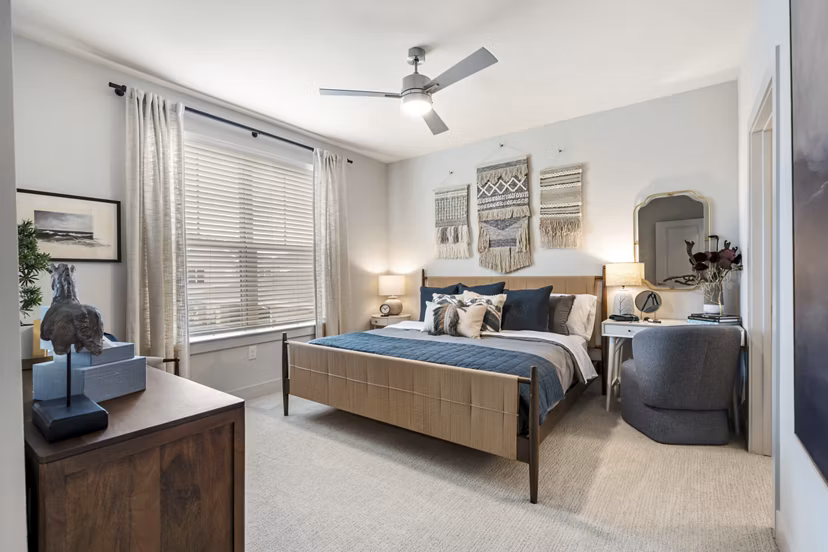 bedroom at Marlowe Wellington Apartments
