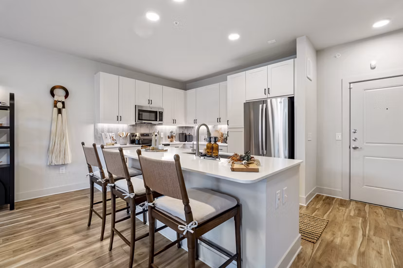 kitchen at Marlowe Wellington Apartments