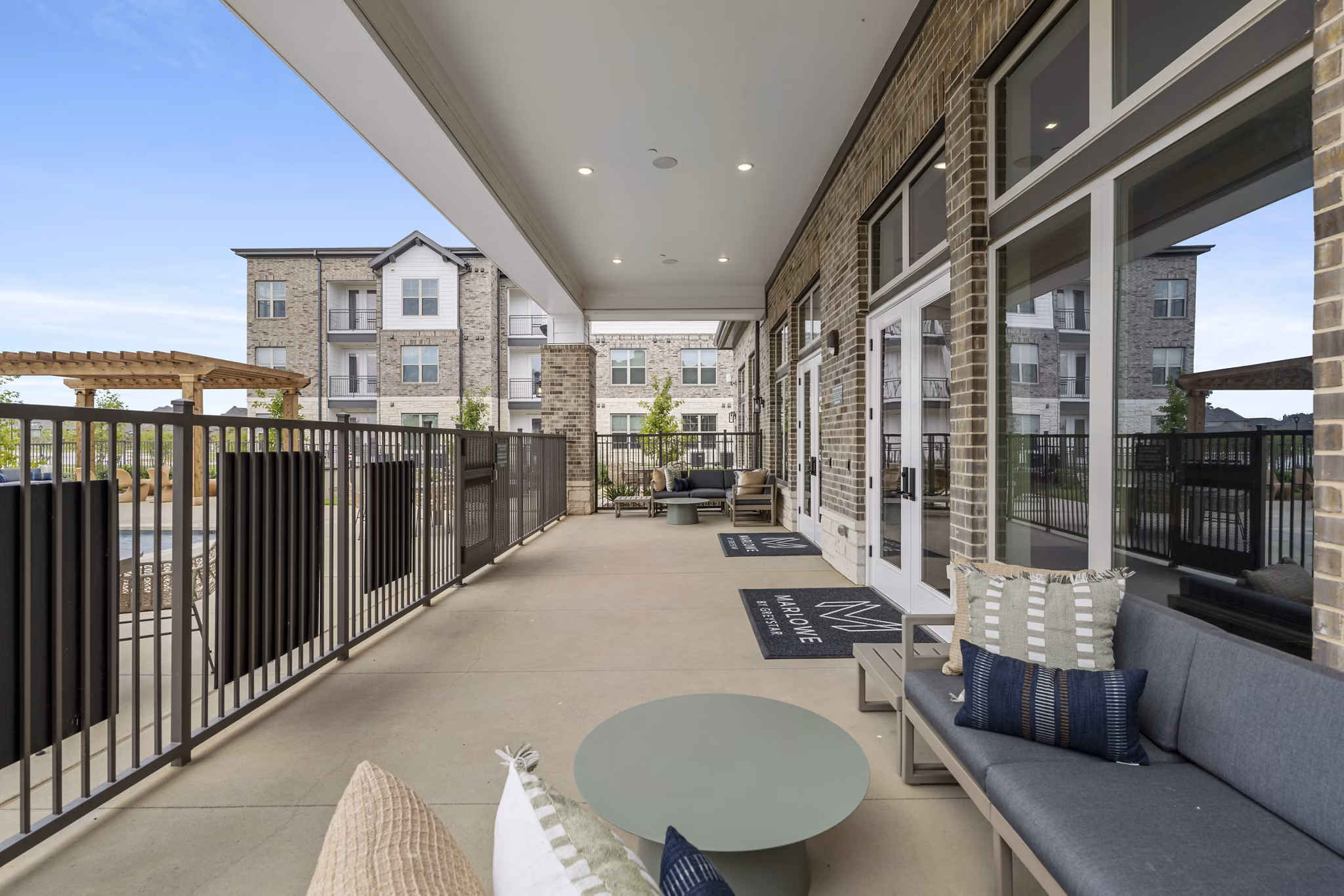 patio at Marlowe Wellington Apartments