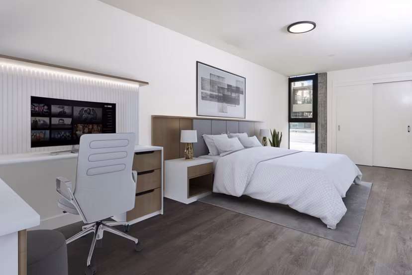 bedroom at VESTALIA Apartments