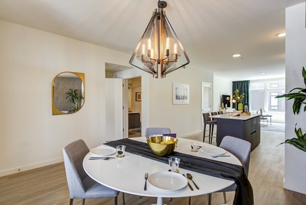 dining room at VESTALIA Apartments