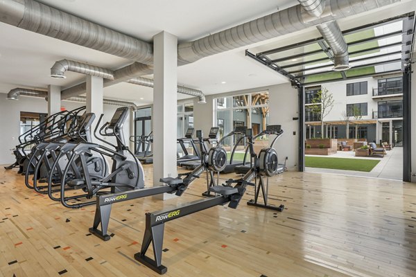 fitness center at The Shipwright Apartments