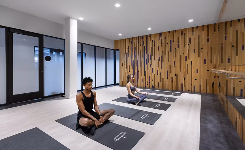 fitness center at The Shipwright Apartments 