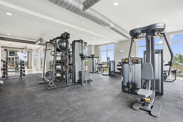 fitness center at The Shipwright Apartments