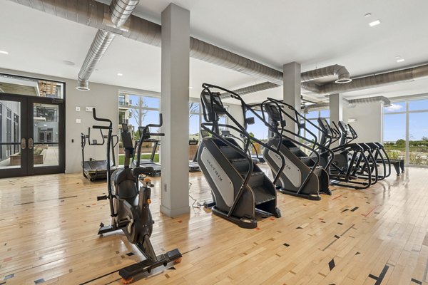 fitness center at The Shipwright Apartments
