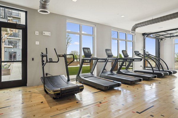 fitness center at The Shipwright Apartments