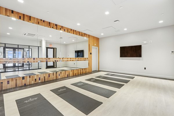 fitness center at The Shipwright Apartments