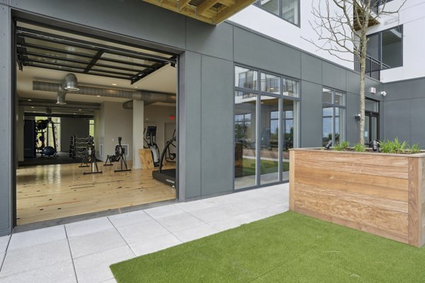 fitness center at The Shipwright Apartments