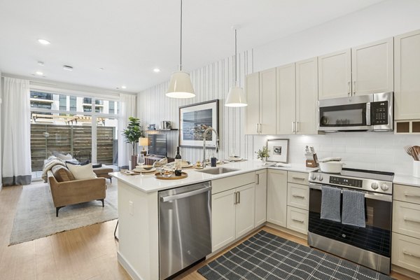 kitchen at The Shipwright Apartments]