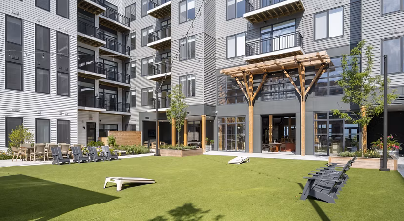 recreational area at The Shipwright Apartments 