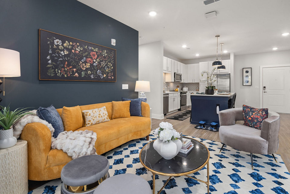 living room for Solis Buffaloe Apartments