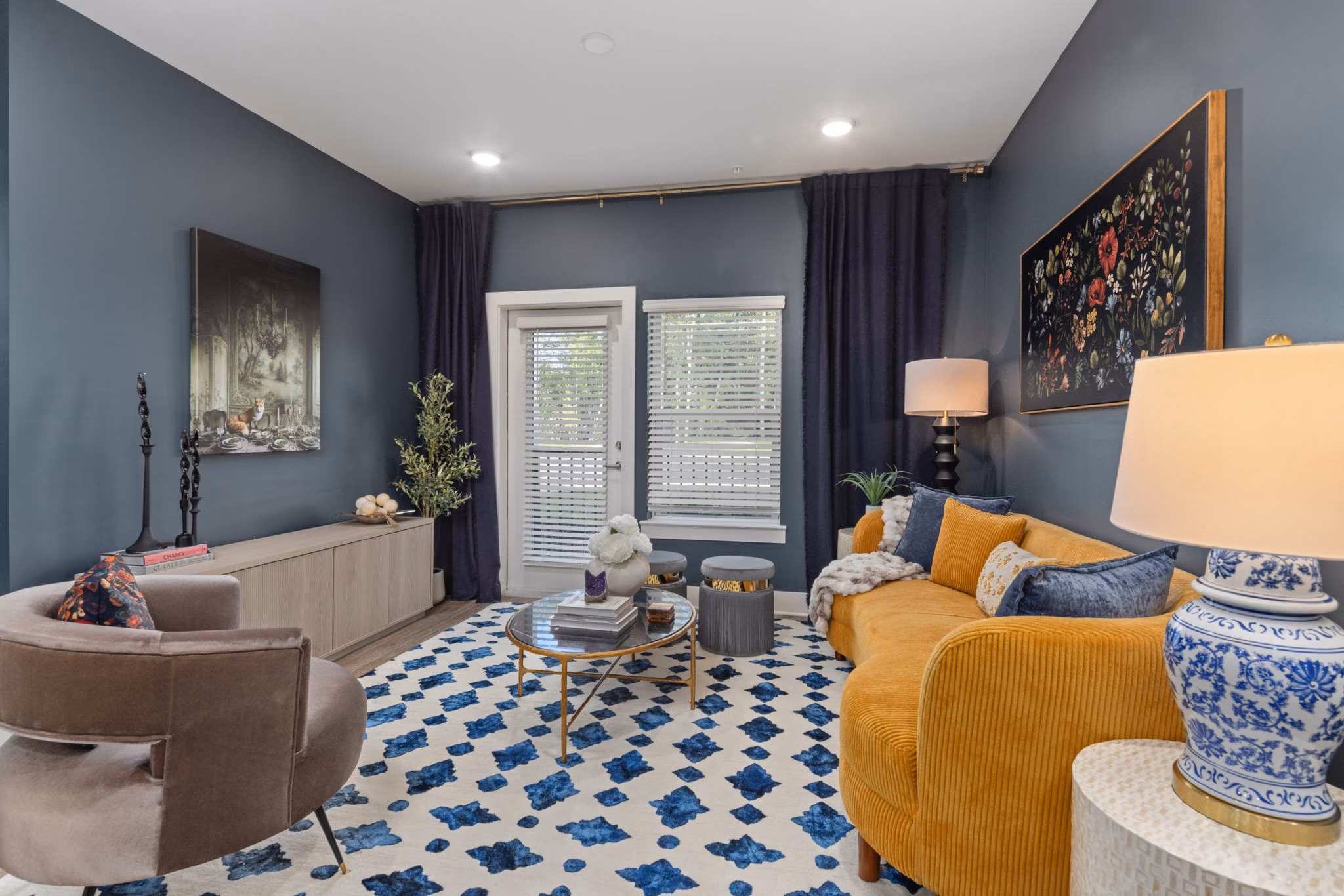 living room for Solis Buffaloe Apartments