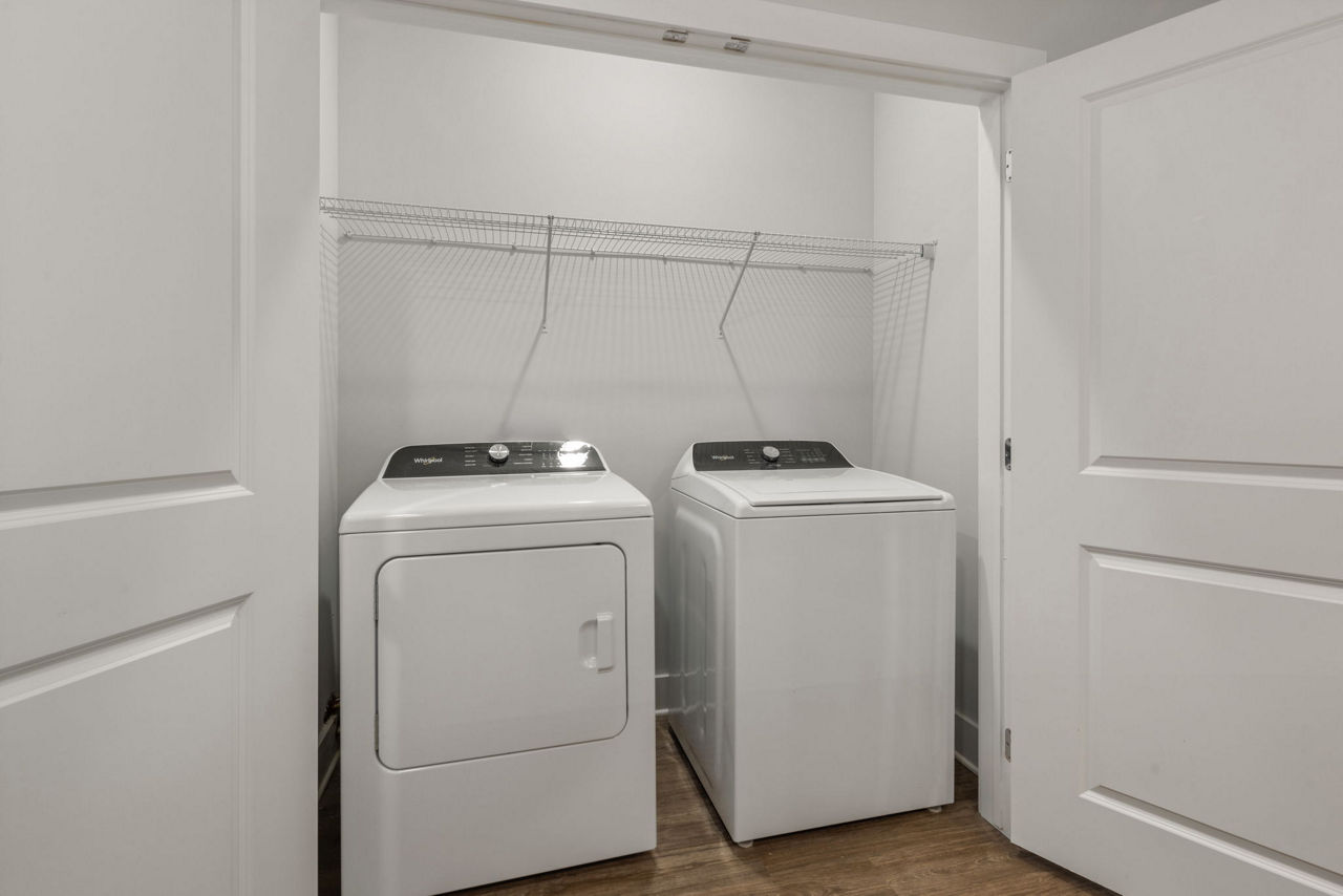 Laundry room at Solis Buffaloe Apartment Homes