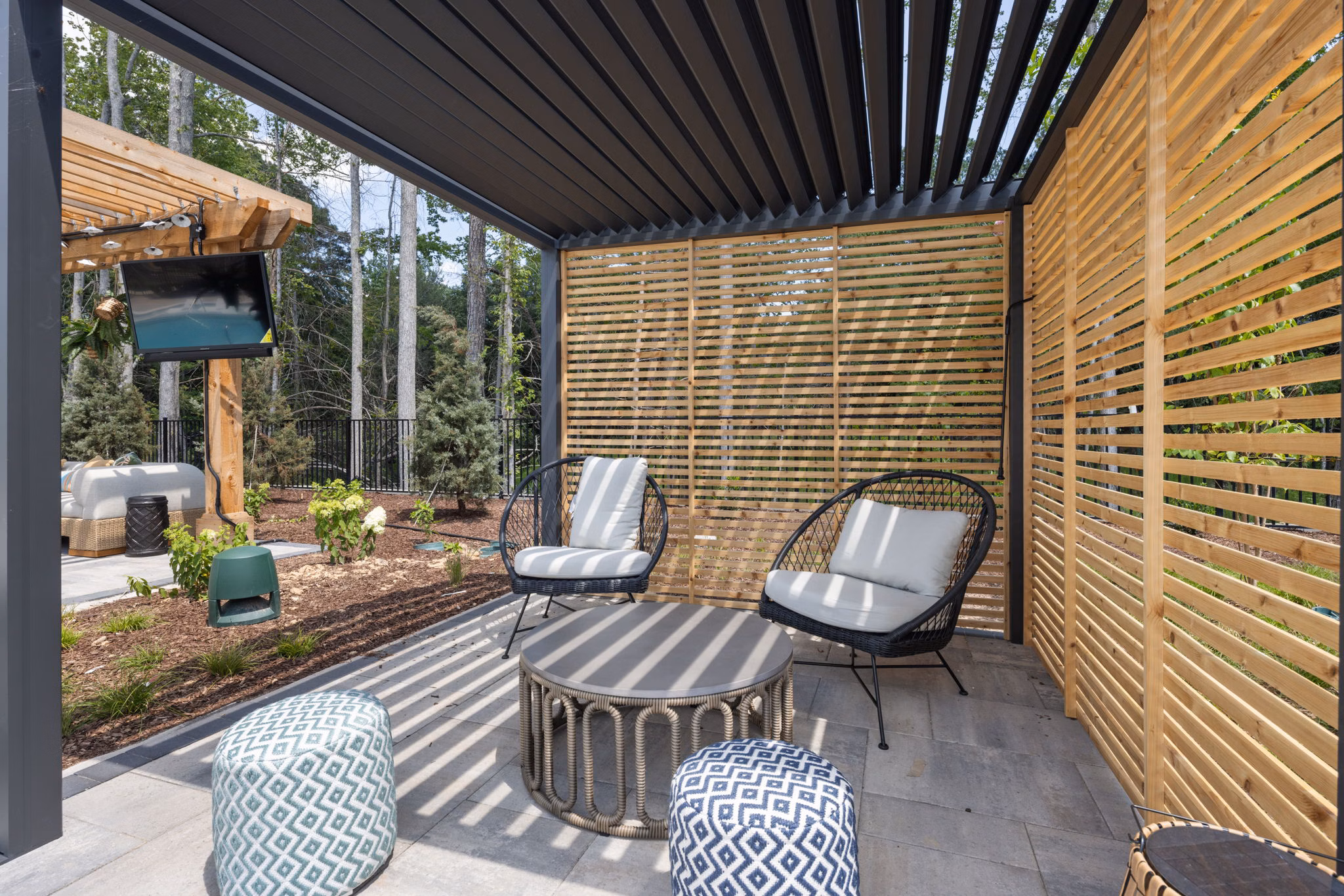 patio for Solis Buffaloe Apartments
