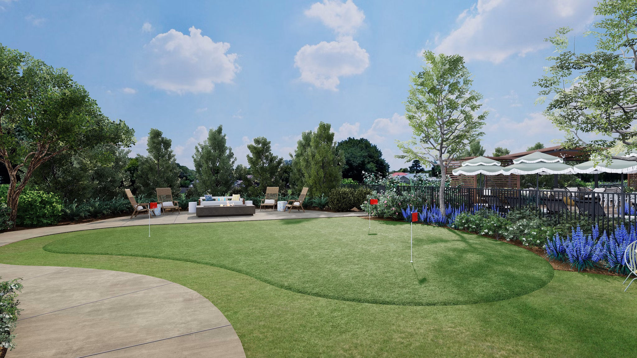 rendering at Solis Buffaloe Apartments