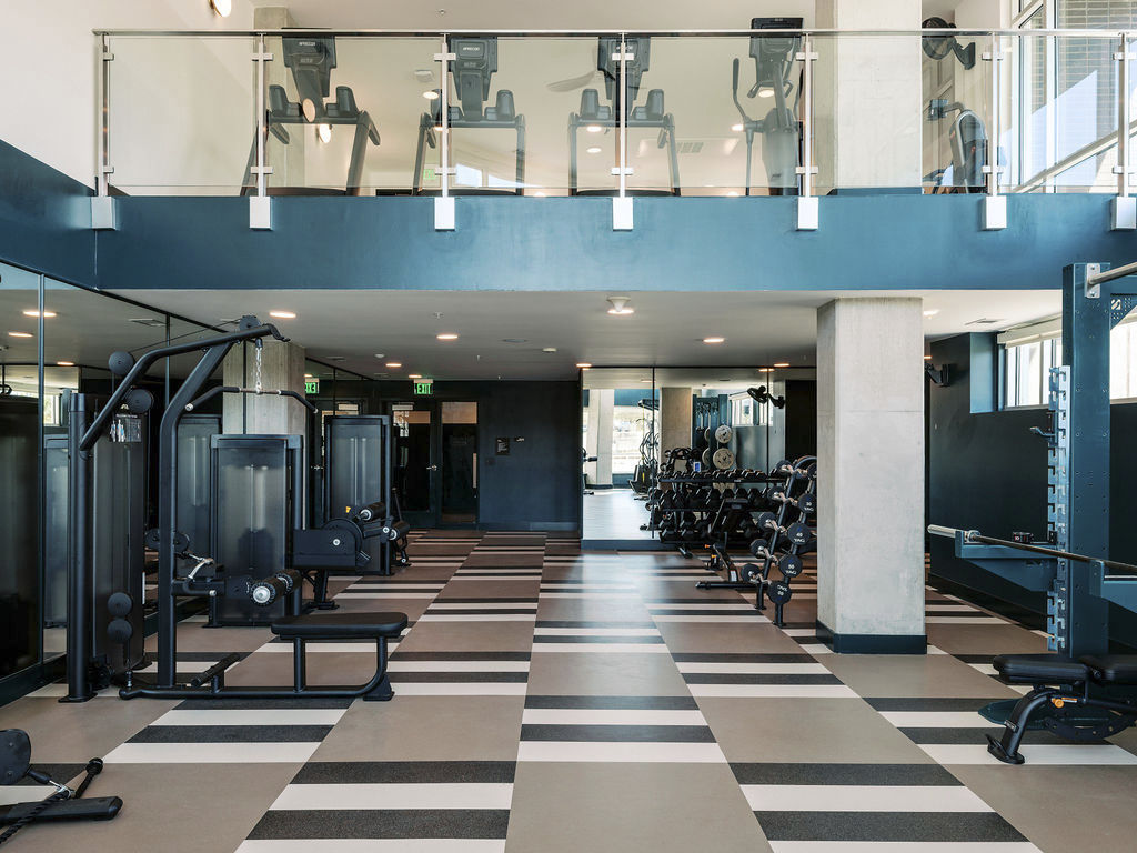 Gym at Alta Mile High (2 of 2)