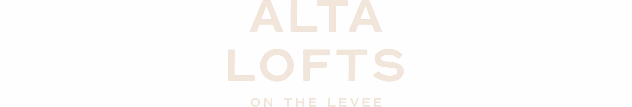 logo for Alta Lofts on the Levee Apartments