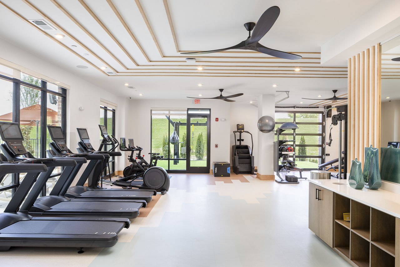 Gym at Alta Lofts On The Levee (1 of 3)