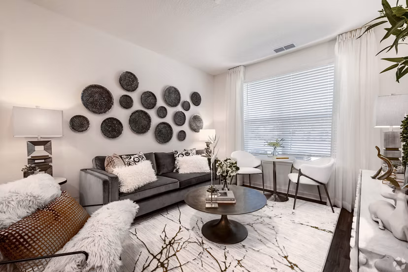 living room at Altera Conner Park Apartments