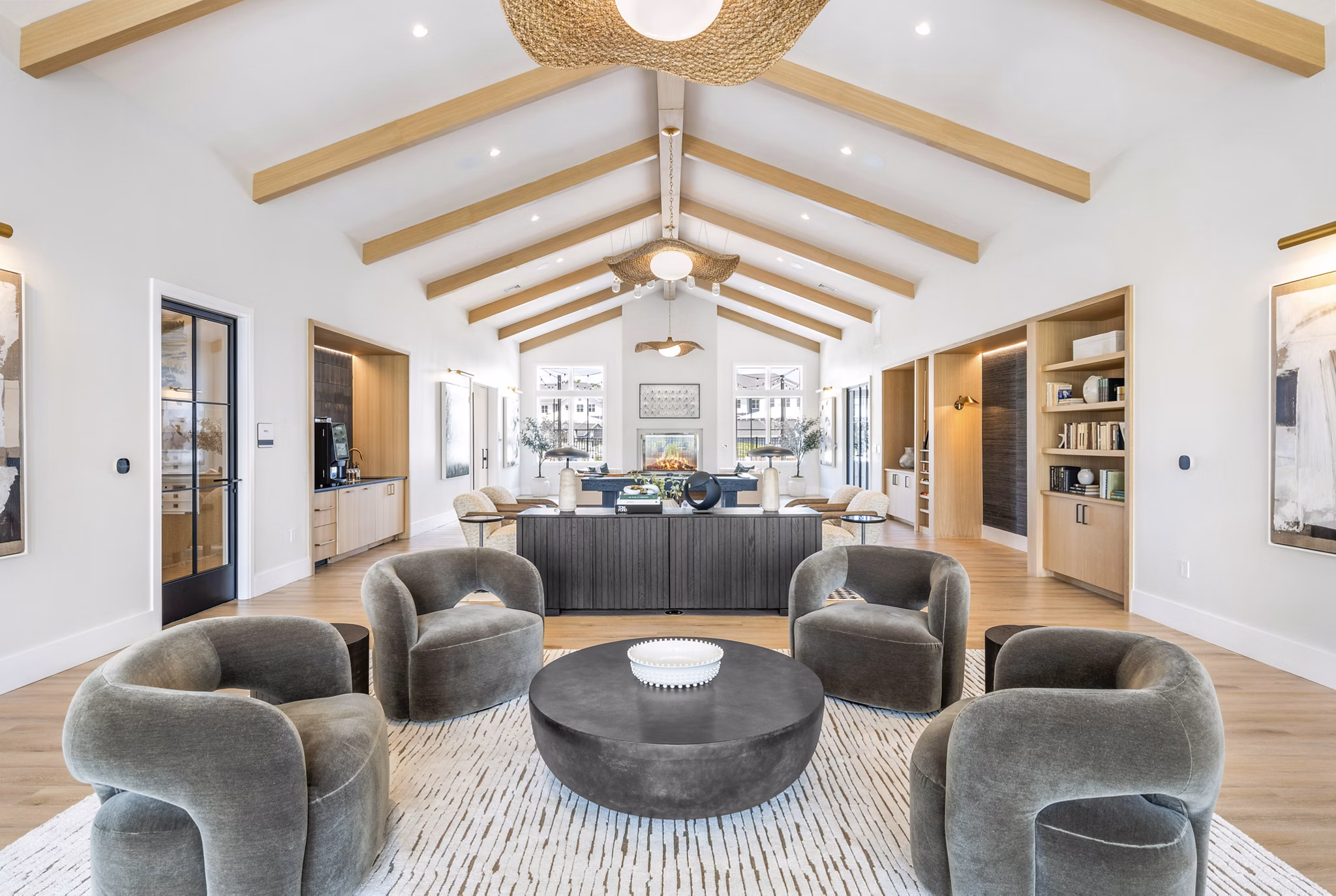 clubhouse at Alta Oak and Pine Apartments