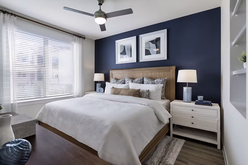 bedroom at The Bower Apartments 