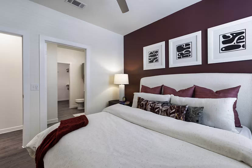 bedroom at The Bower Apartments 